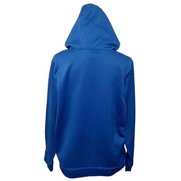 Mens Under Armour Hoodie Pullover Sweatshirt Size Large Blue Storm 1 Loose Fit - Picture 3 of 5